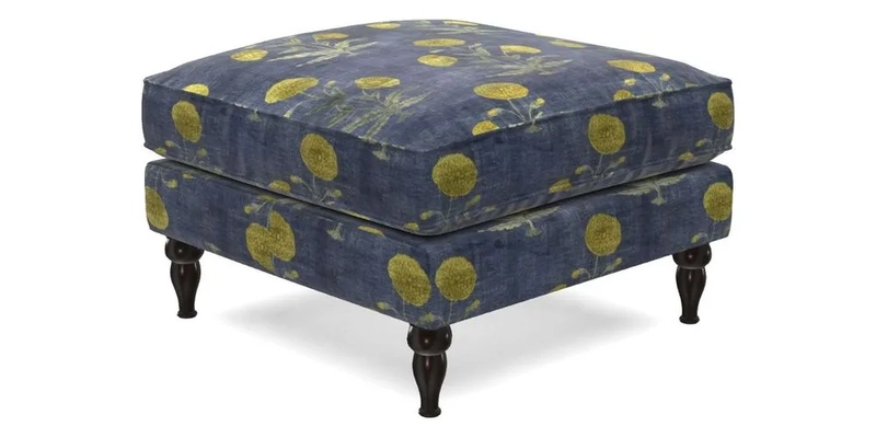 Cooksbridge Footstool in Two Tone Plain Biscuit