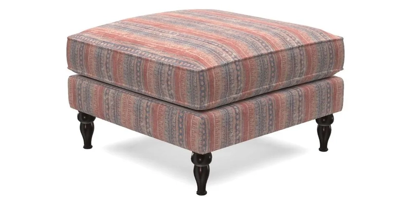 Cooksbridge Footstool in Two Tone Plain Biscuit