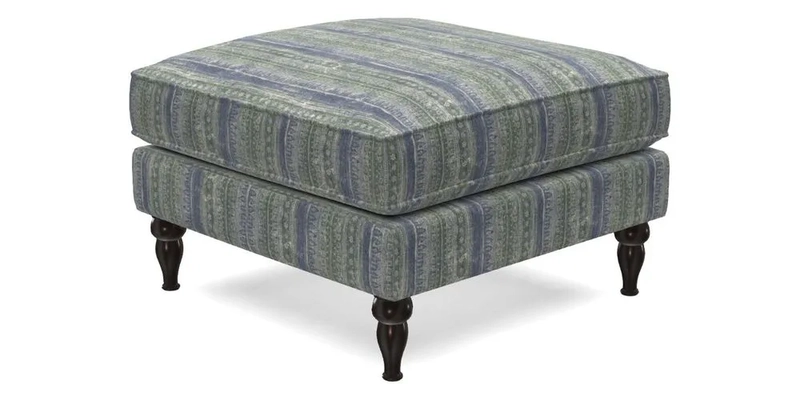Cooksbridge Footstool in Two Tone Plain Biscuit