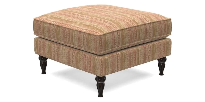 Cooksbridge Footstool in Two Tone Plain Biscuit