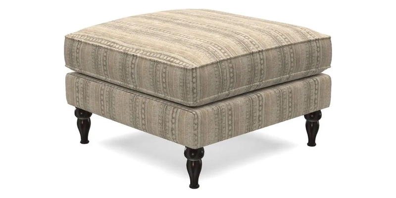 Cooksbridge Footstool in Two Tone Plain Biscuit
