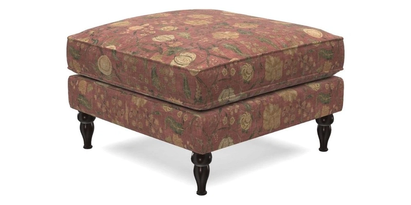 Cooksbridge Footstool in Two Tone Plain Biscuit
