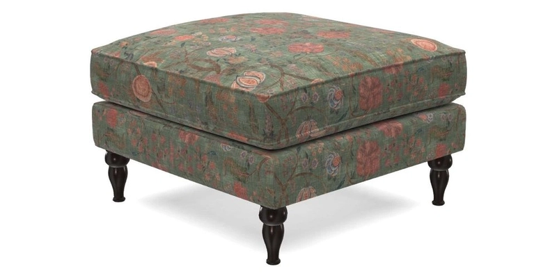 Cooksbridge Footstool in Two Tone Plain Biscuit