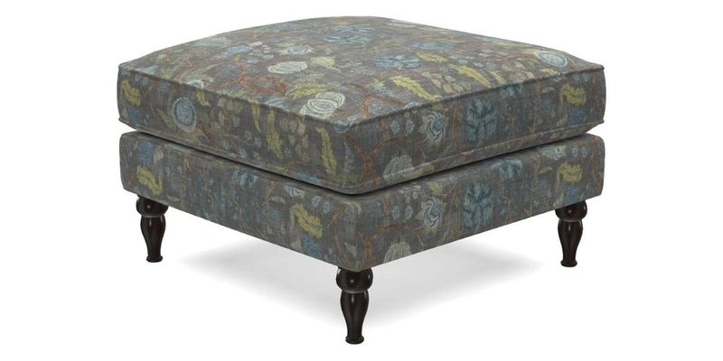 Cooksbridge Footstool in Two Tone Plain Biscuit