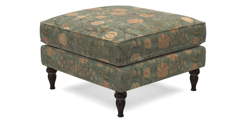 Cooksbridge Footstool in Two Tone Plain Biscuit
