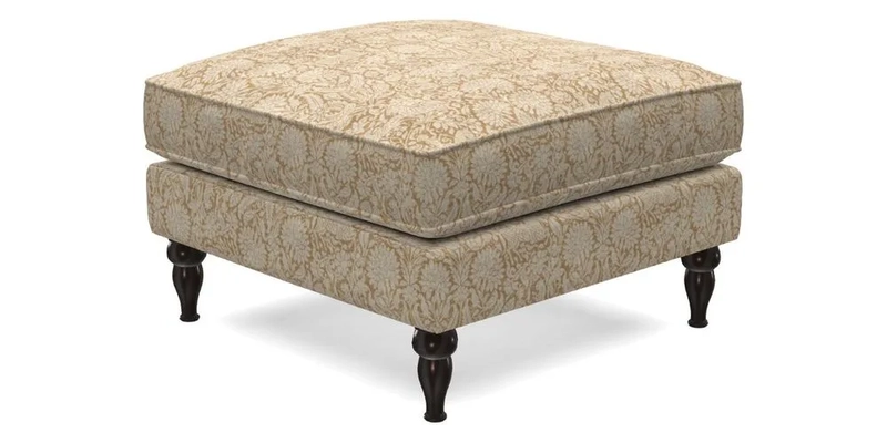 Cooksbridge Footstool in Two Tone Plain Biscuit