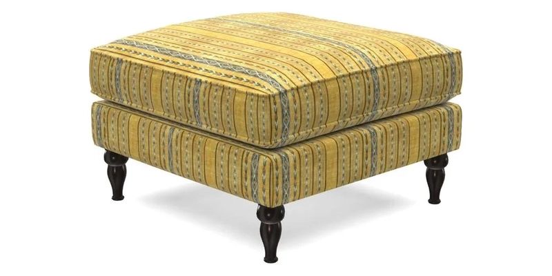 Cooksbridge Footstool in Two Tone Plain Biscuit