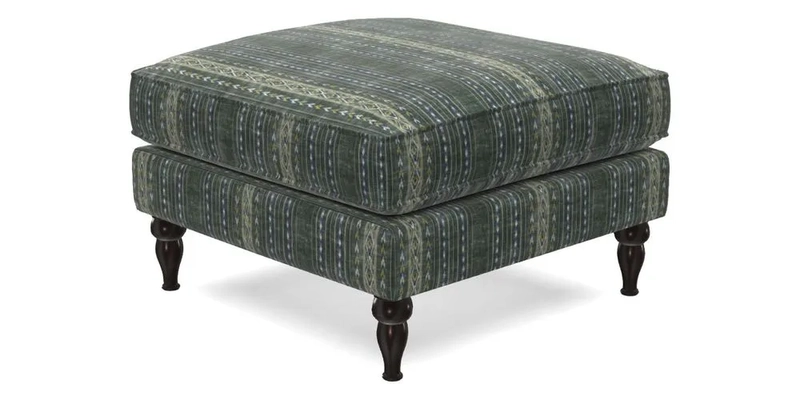 Cooksbridge Footstool in Two Tone Plain Biscuit