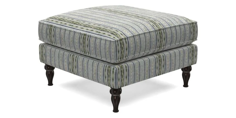 Cooksbridge Footstool in Two Tone Plain Biscuit