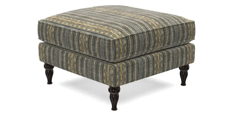 Cooksbridge Footstool in Two Tone Plain Biscuit
