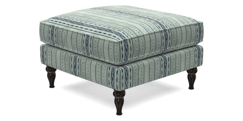 Cooksbridge Footstool in Two Tone Plain Biscuit