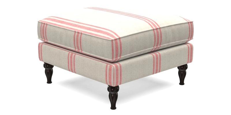 Cooksbridge Footstool in Two Tone Plain Biscuit