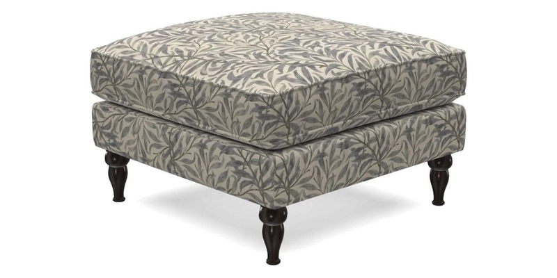 Cooksbridge Footstool in Two Tone Plain Biscuit