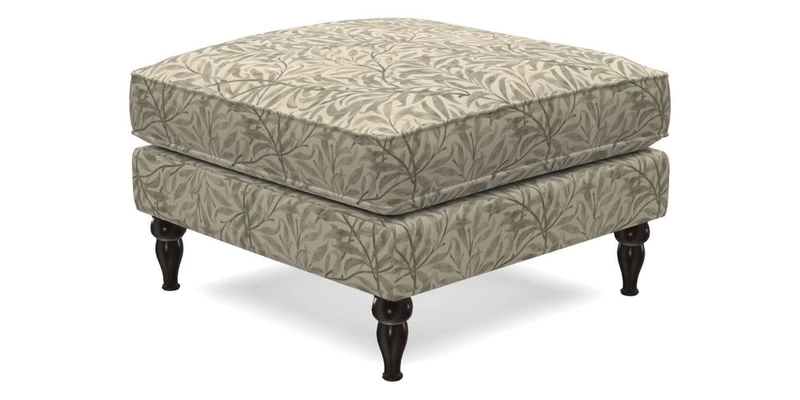 Cooksbridge Footstool in Two Tone Plain Biscuit
