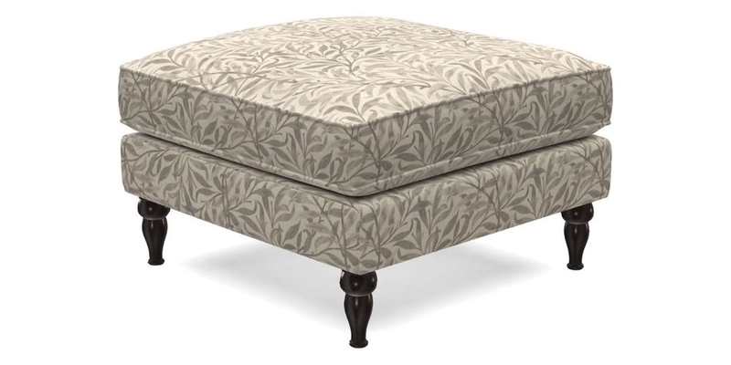 Cooksbridge Footstool in Two Tone Plain Biscuit