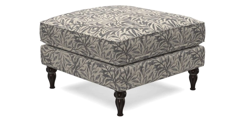 Cooksbridge Footstool in Two Tone Plain Biscuit