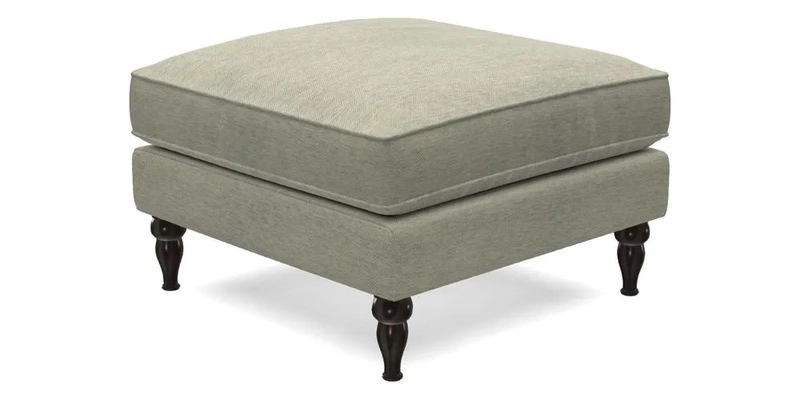 Cooksbridge Footstool in Two Tone Plain Biscuit