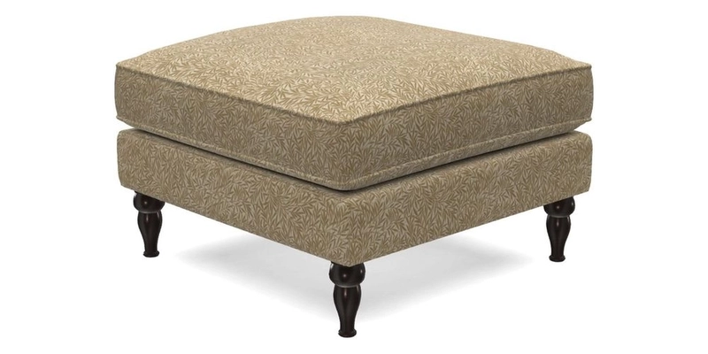 Cooksbridge Footstool in Two Tone Plain Biscuit
