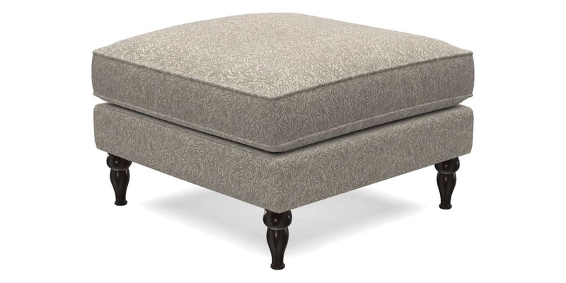 Cooksbridge Footstool in Two Tone Plain Biscuit