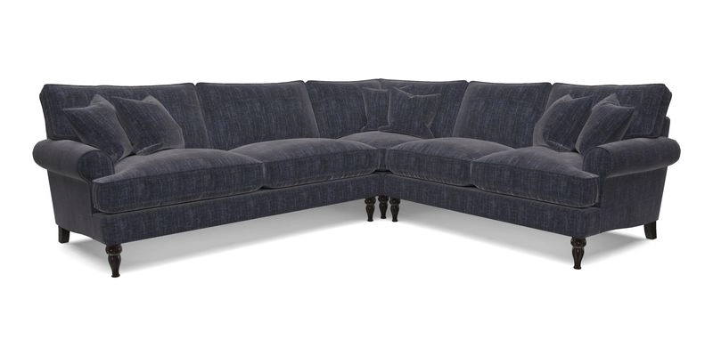 Cooksbridge LHF Corner Sofa in Cloth 21 Oak Leaf Beech
