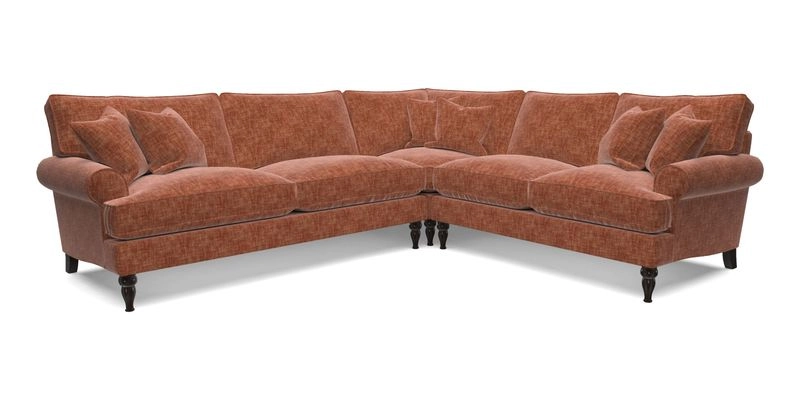 Cooksbridge LHF Corner Sofa in Cloth 21 Oak Leaf Beech