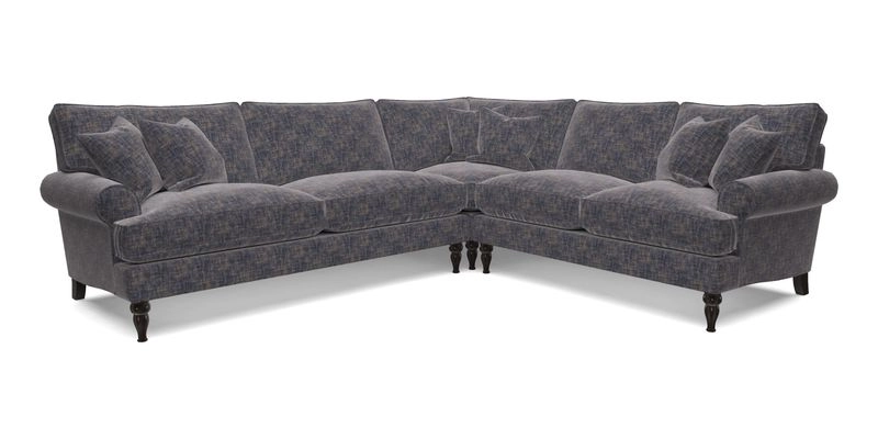 Cooksbridge LHF Corner Sofa in Cloth 21 Oak Leaf Beech