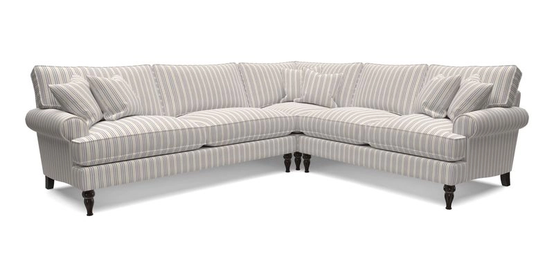 Cooksbridge LHF Corner Sofa in Cloth 21 Oak Leaf Beech
