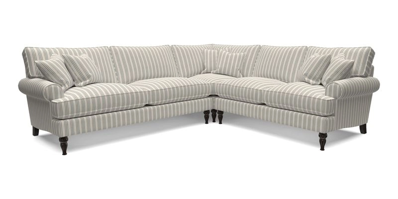 Cooksbridge LHF Corner Sofa in Cloth 21 Oak Leaf Beech