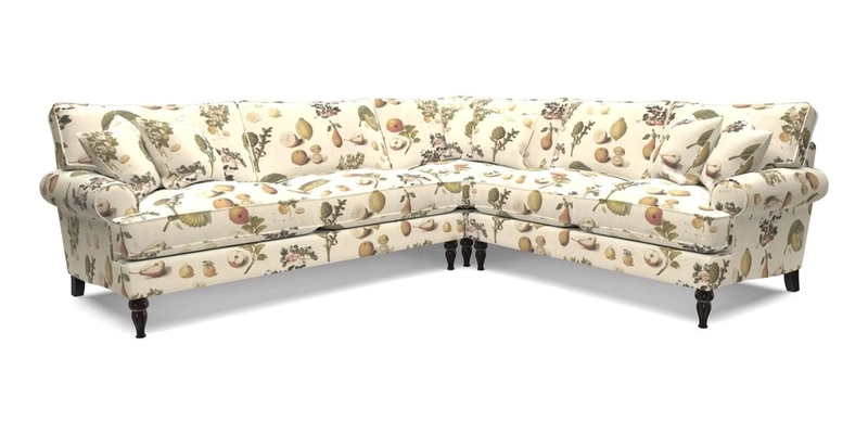 Cooksbridge LHF Corner Sofa in Cloth 21 Oak Leaf Beech