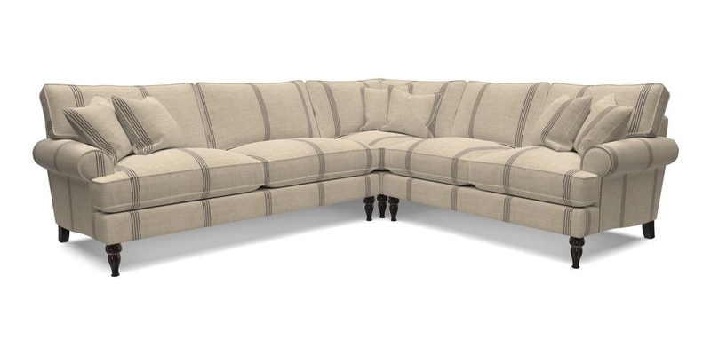 Cooksbridge LHF Corner Sofa in Cloth 21 Oak Leaf Beech