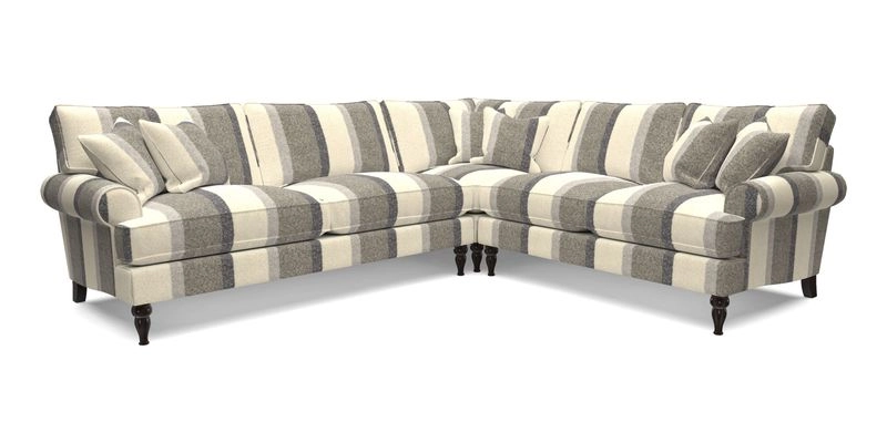 Cooksbridge LHF Corner Sofa in Cloth 21 Oak Leaf Beech