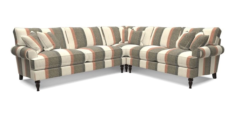 Cooksbridge LHF Corner Sofa in Cloth 21 Oak Leaf Beech