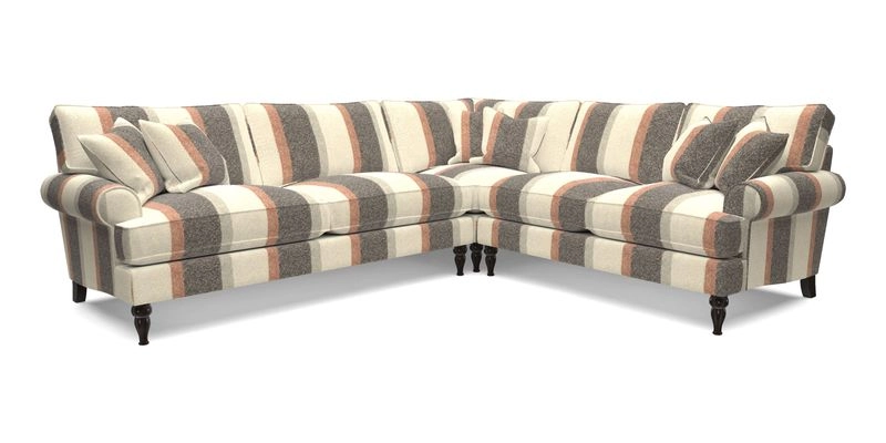 Cooksbridge LHF Corner Sofa in Cloth 21 Oak Leaf Beech