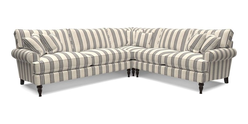 Cooksbridge LHF Corner Sofa in Cloth 21 Oak Leaf Beech