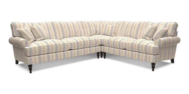 Cooksbridge LHF Corner Sofa in Cloth 21 Oak Leaf Beech