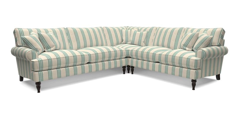 Cooksbridge LHF Corner Sofa in Cloth 21 Oak Leaf Beech
