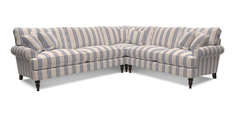 Cooksbridge LHF Corner Sofa in Cloth 21 Oak Leaf Beech
