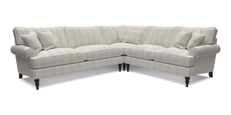 Cooksbridge LHF Corner Sofa in Cloth 21 Oak Leaf Beech