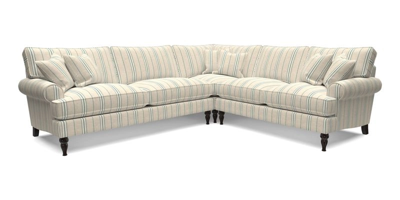 Cooksbridge LHF Corner Sofa in Cloth 21 Oak Leaf Beech
