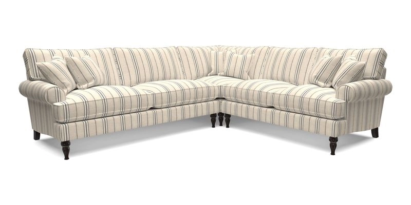 Cooksbridge LHF Corner Sofa in Cloth 21 Oak Leaf Beech