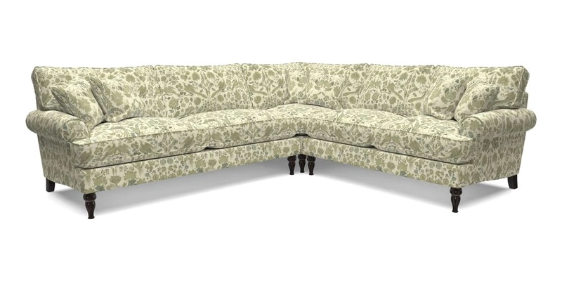 Cooksbridge LHF Corner Sofa in Cloth 21 Oak Leaf Beech
