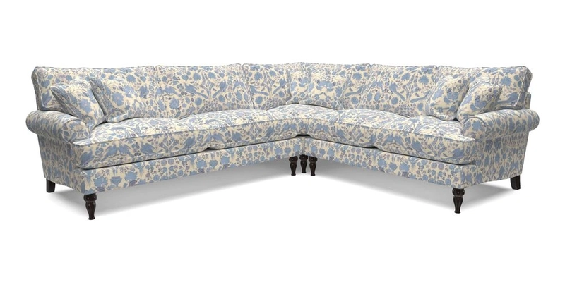 Cooksbridge LHF Corner Sofa in Cloth 21 Oak Leaf Beech