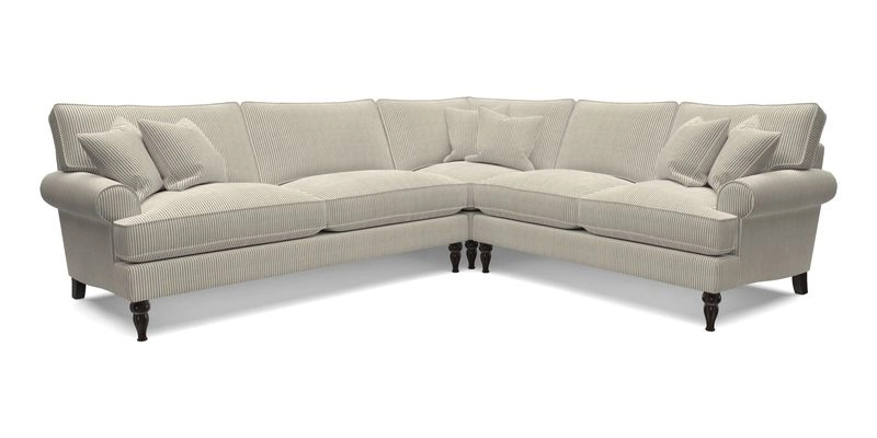 Cooksbridge LHF Corner Sofa in Cloth 21 Oak Leaf Beech