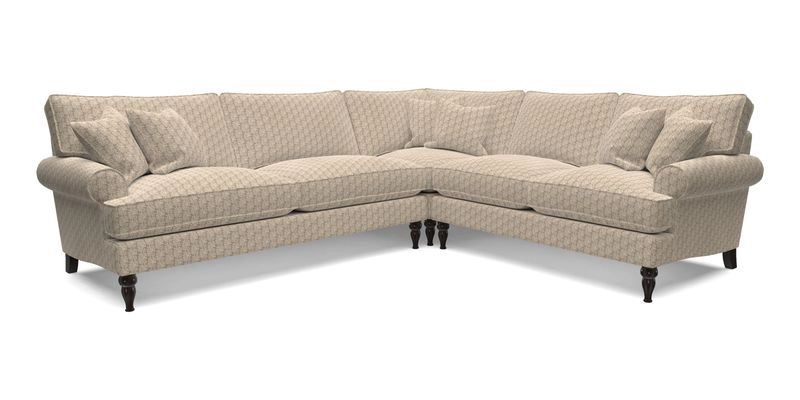 Cooksbridge LHF Corner Sofa in Cloth 21 Oak Leaf Beech