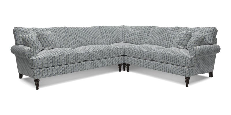 Cooksbridge LHF Corner Sofa in Cloth 21 Oak Leaf Beech