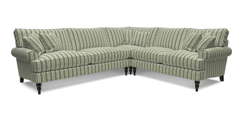 Cooksbridge LHF Corner Sofa in Cloth 21 Oak Leaf Beech