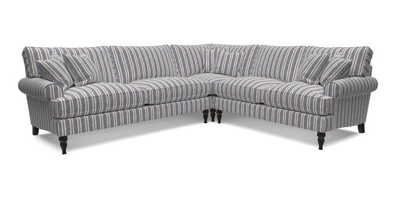 Cooksbridge LHF Corner Sofa in Cloth 21 Oak Leaf Beech