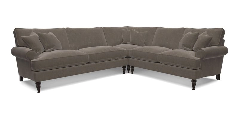 Cooksbridge LHF Corner Sofa in Cloth 21 Oak Leaf Beech