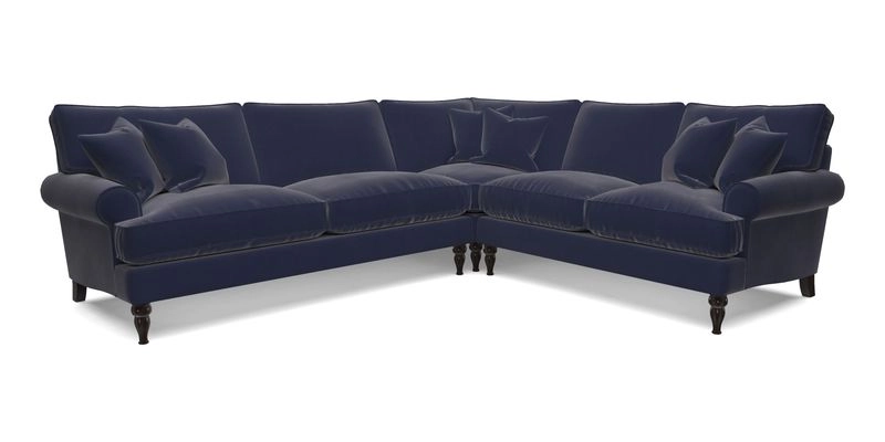 Cooksbridge LHF Corner Sofa in Cloth 21 Oak Leaf Beech