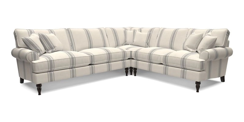 Cooksbridge LHF Corner Sofa in Cloth 21 Oak Leaf Beech